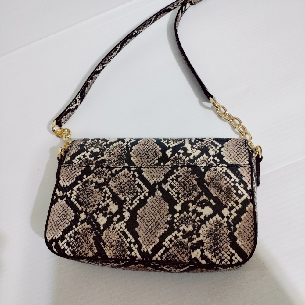 Ralph Lauren snake print crossbody bag - Picture 3 of 8